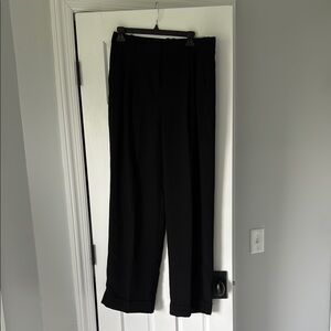 JCrew Essential Wide Leg Pant in Black